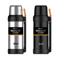 Toples Vacuum Flask Makanan Luar Ruangan 304 Ss Sendok